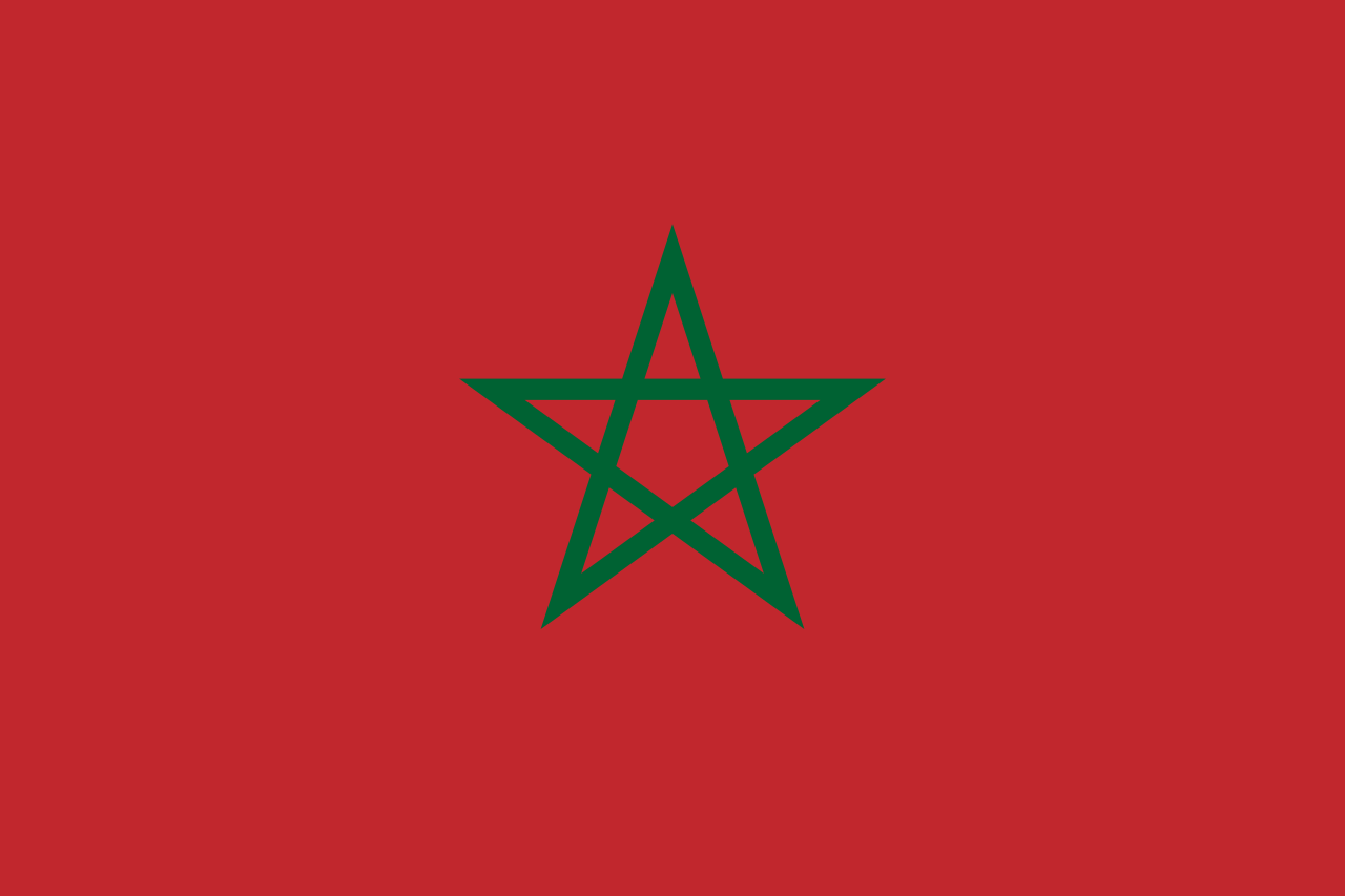 La Bandera de marruecos