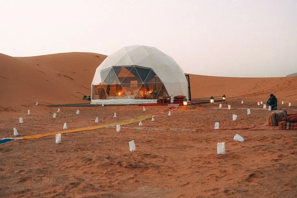 Campamento de Lujo en el desierto 